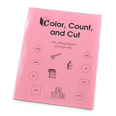 Simple Activity Workbooks: Colour, Count and Cut