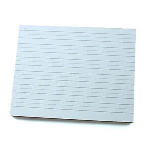 Grade 1: 3/4 inch Ruled Tablet