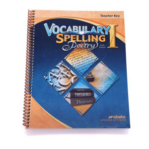 Grade 7: Teacher Key to Vocabulary, Spelling, Poetry I (6th Edition)