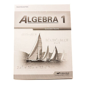 Grades 9-10: Algebra 1 Student Test and Quiz Book