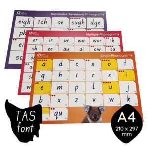LEM Phonics 2020: Year A: Phonogram Charts A4 small [Tas font]