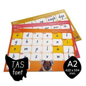LEM Phonics 2020: Year A: Phonogram Charts A2 large [Tas font]