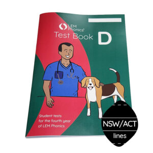 LEM Phonics 2020: Year D: Test Book D [NSW lines]