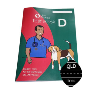 LEM Phonics 2020: Year D: Test Book D [Qld lines]