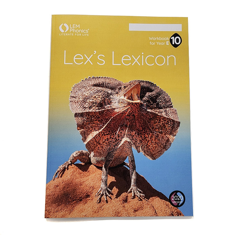 LEM Phonics 2020: Year E: Workbook 10: Lex’s Lexicon