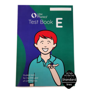 LEM Phonics 2020: Year E: Test Book E [standard lines]