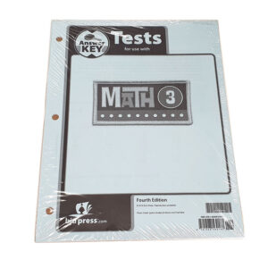 Grade 3: Answer Key to Assessments (4th Edition)