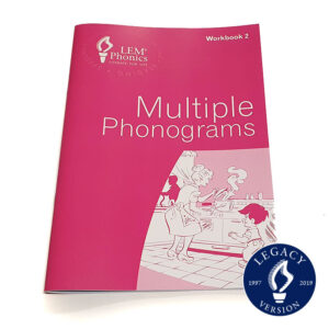 LEM Phonics Legacy: Workbooks Christian Editions: 2. Multiple Phonograms [Legacy]