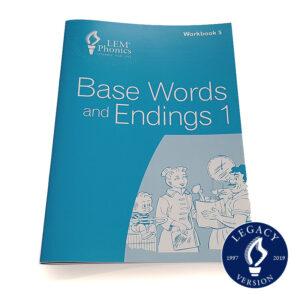 LEM Phonics Legacy: Workbooks Christian Editions: 5. Base Words and Endings 1 [Legacy]