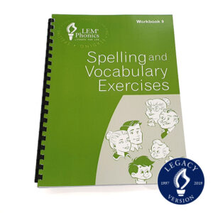 LEM Phonics Legacy: Workbooks Christian Editions: 9. Spelling and Vocabulary Exercises [Legacy]