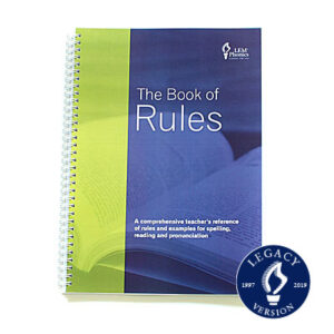 LEM Phonics Legacy: Helps: The Book of Rules [Legacy]