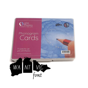 LEM Phonics 2020: Year A: Phonogram Cards [Vic font]