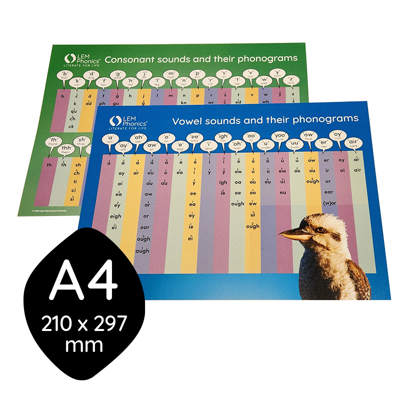 LEM Phonics 2020: Year A: Vowel/Consonant Sound Charts A4