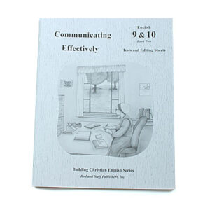 Grades 9-10: Book 2 Tests and Editing Sheets