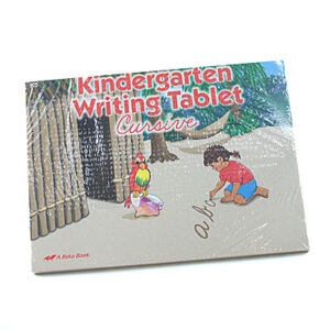 Grade K: Kindergarten Writing Tablet [Cursive]