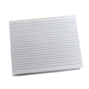 Grade 4: 3/8 inch Ruled Tablet