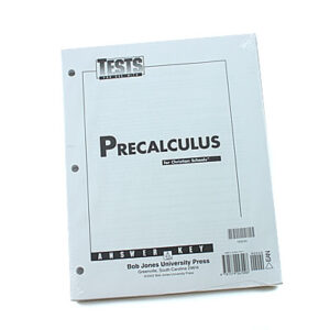Grade 12: Precalculus Test Key (1st Edition)