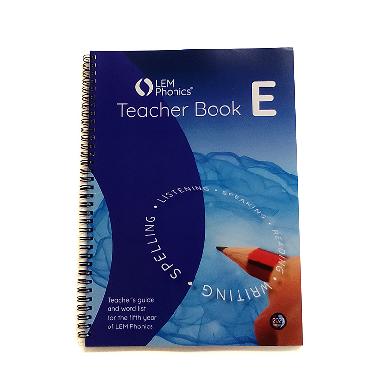 LEM Phonics 2020: Year E: Teacher Book E (Wire Bound)